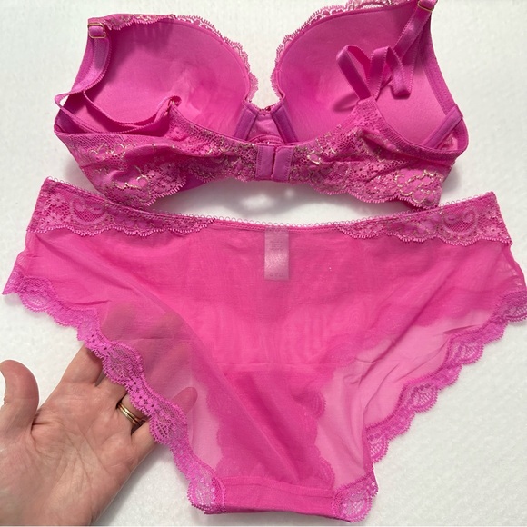 Victoria’s Secret 34C/M Dream Angels 2011 NWT Push-Up Bra & Bikini Panty Set - Picture 4 of 16